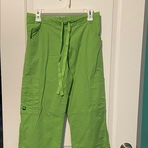 CROCS Scrub Pants - Lime Green Size Small Petite